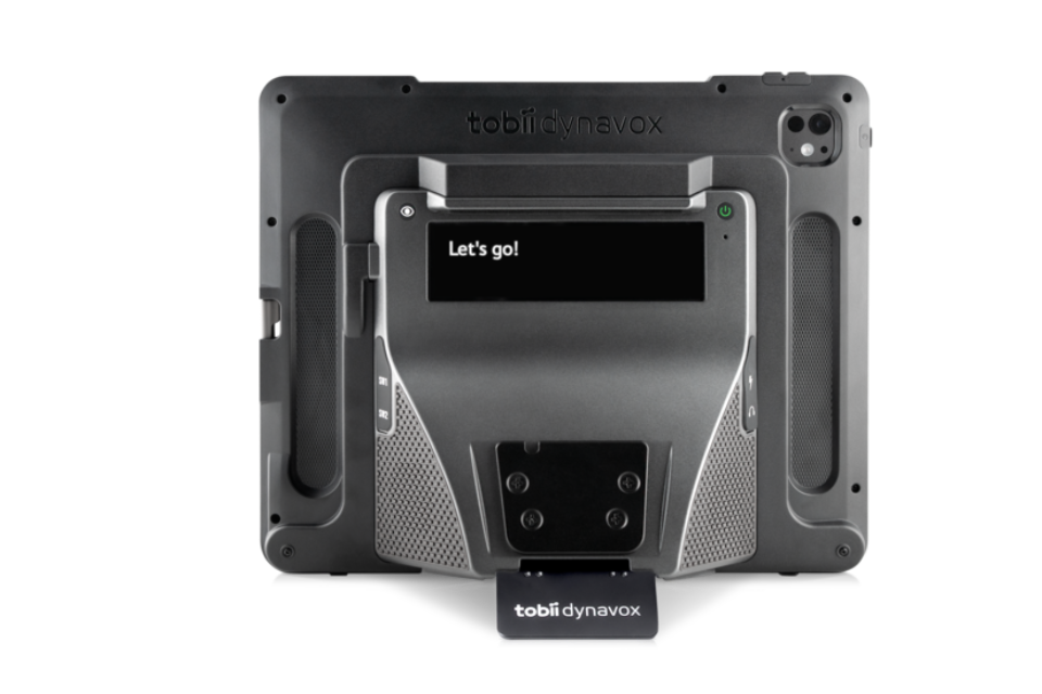 Tobii Dynavox TD Pilot device featuring partner window