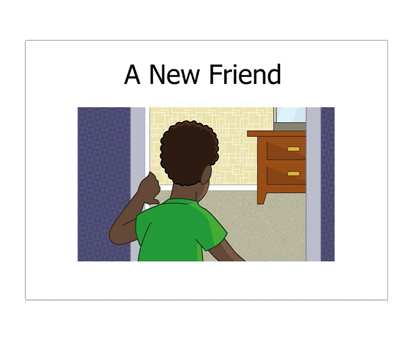 Tobii Dynavox Core First Learning core word book about the word why