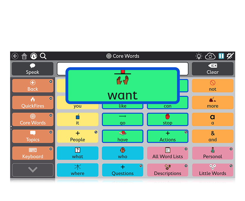 Tobii Dynavox TD Snap Scanning Page Set