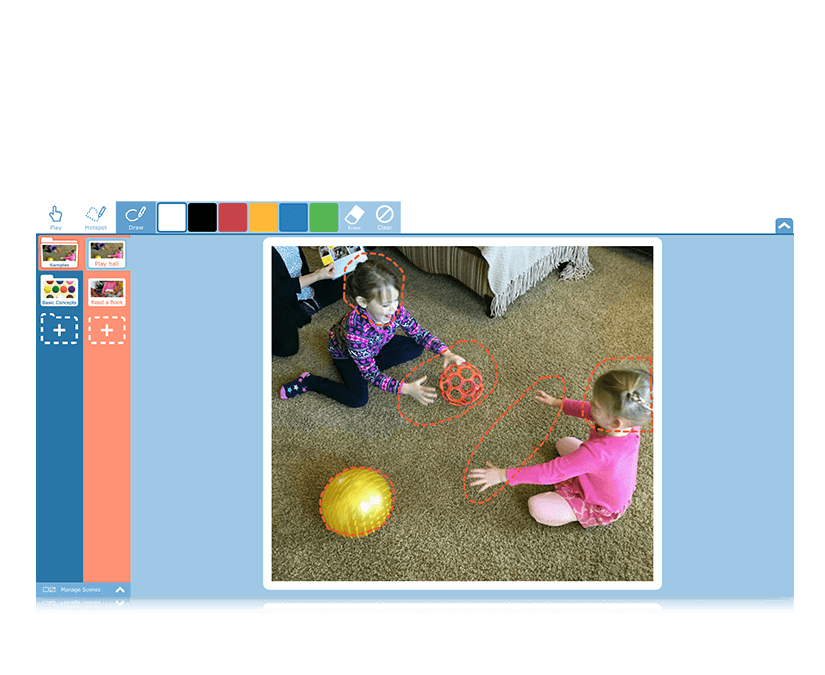 Tobii Dynavox Snap Scene play mode